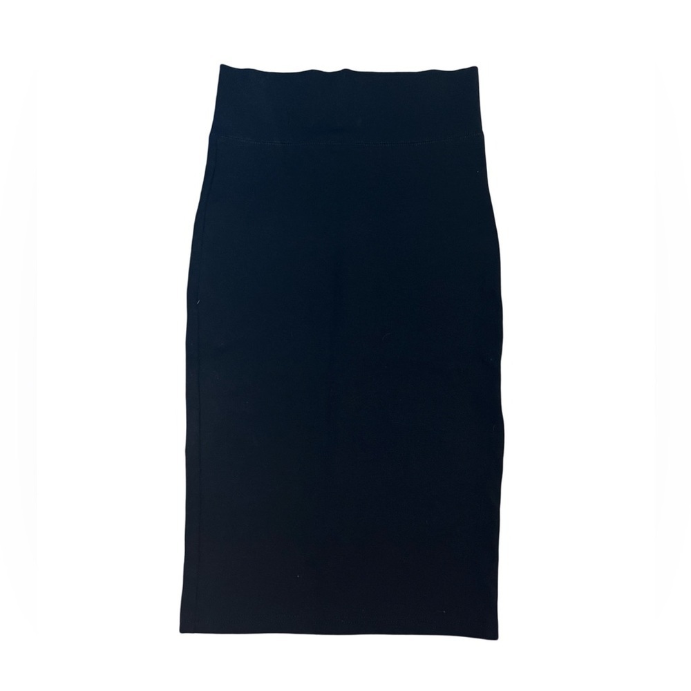 Labijou Black High-Waisted Pencil Skirt, Size S, Stretch Fit, EUC